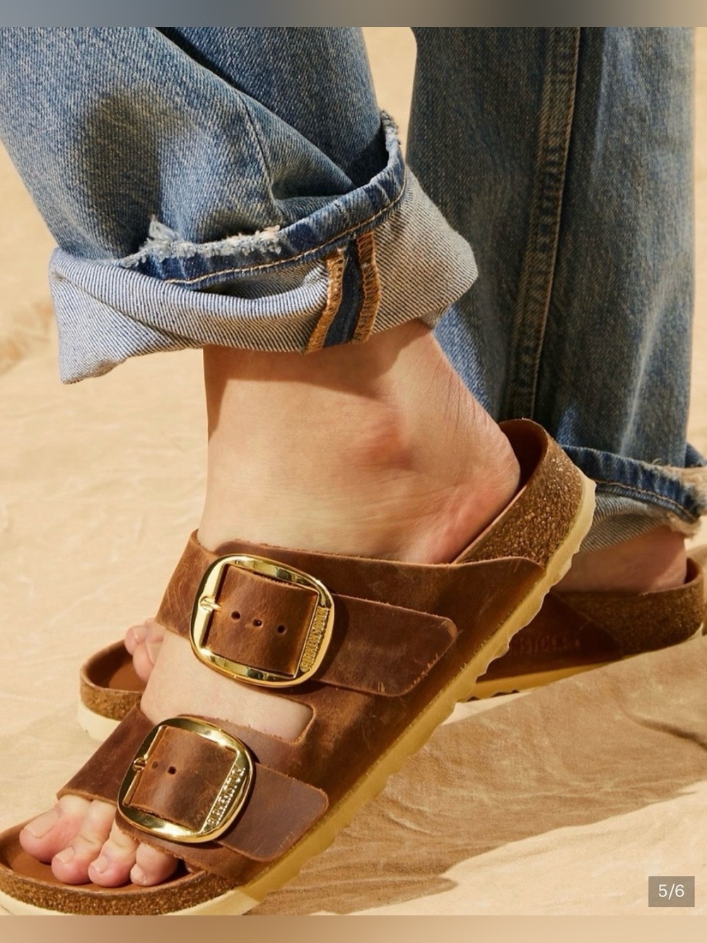 NWOT Birkenstock Arizona Big Buckle Slide Sandal, size 39